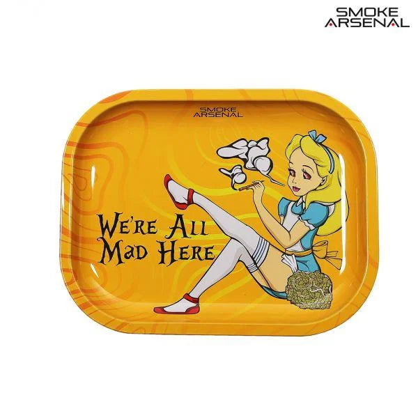 We All Mad Here Rolling Tray