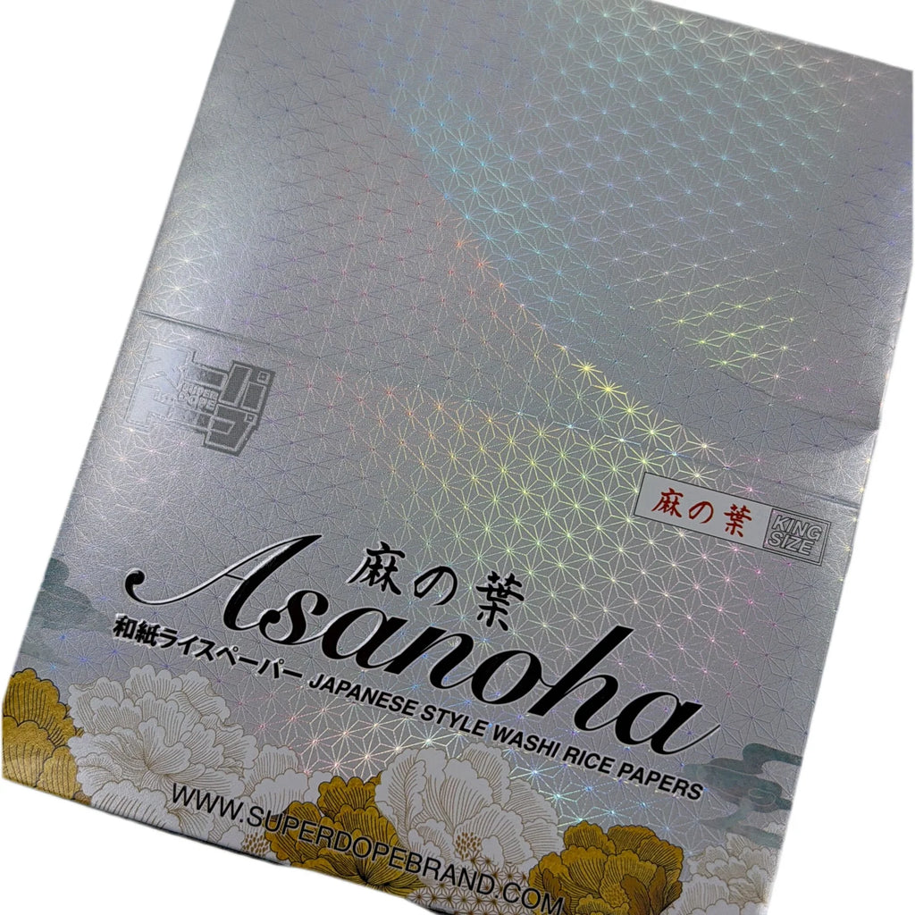 Exclusive Super Dope ‘Asanoha' Rolling Papers - King Size 64 leaves