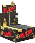 RAW Black Classic Booklet – King Size Slim Double-Pressed Ultra-Thin box