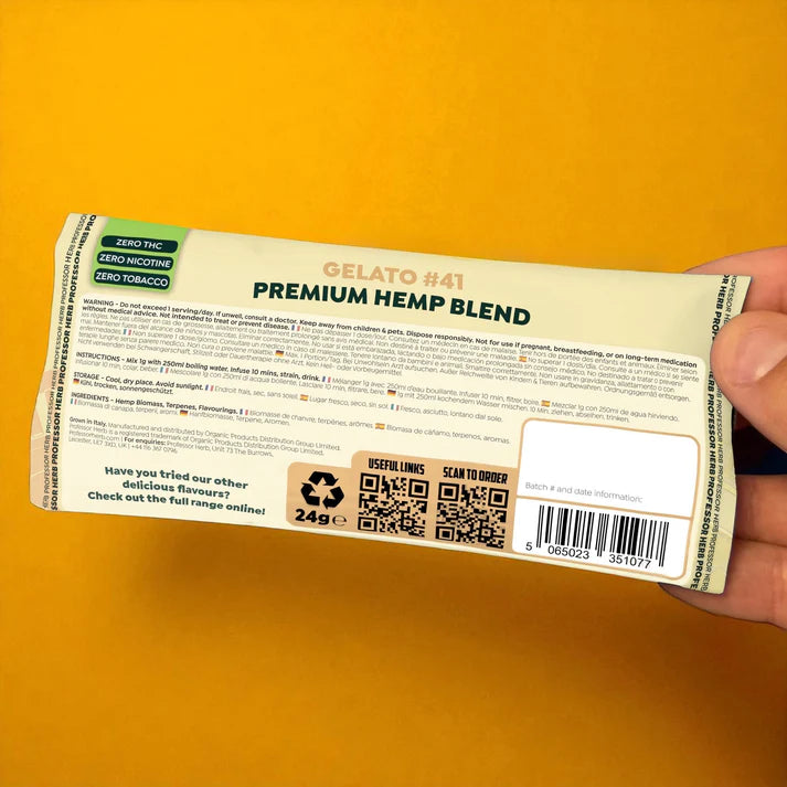Professor Herb Hemp Blend Gelato