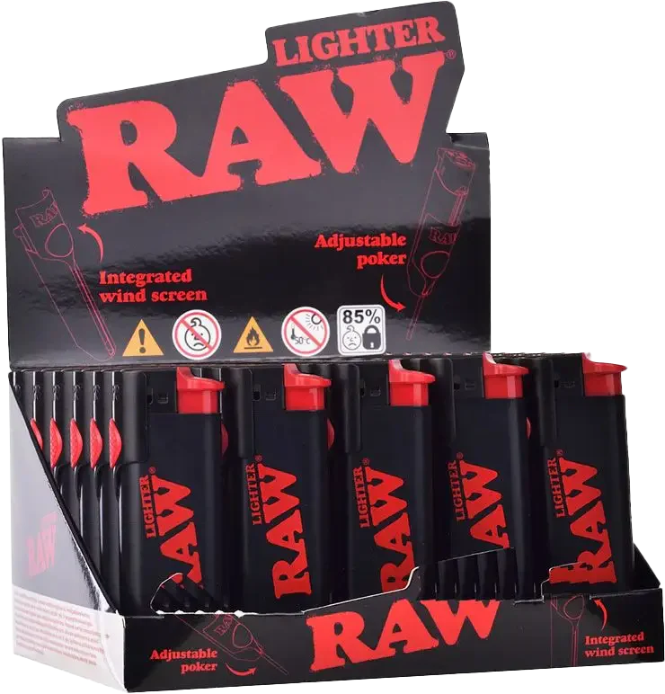 The Raw Phoneix Lighter with Poker and WInd shield