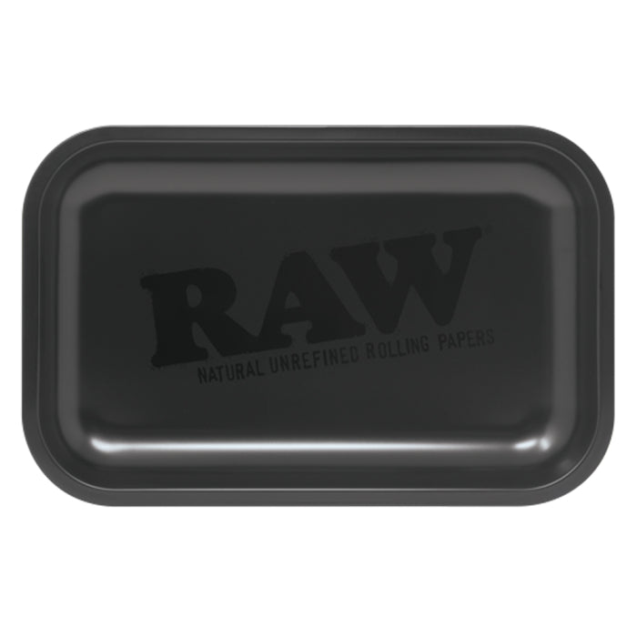 RAW Murdered Matte Black Metal Rolling Tray