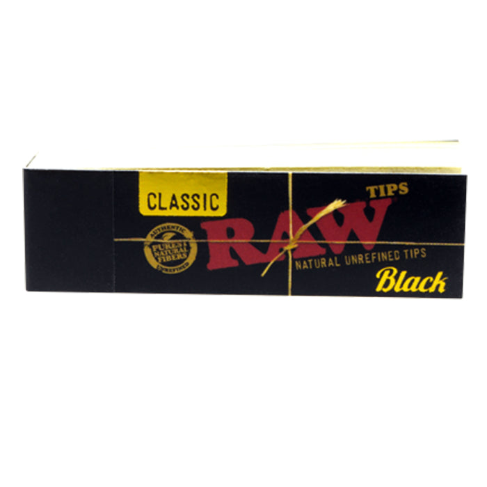 Raw black tips