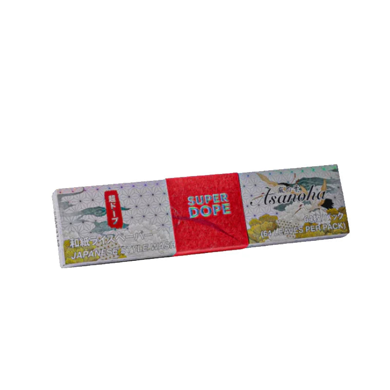 Exclusive Super Dope ‘Asanoha' Rolling Papers - King Size 64 leaves