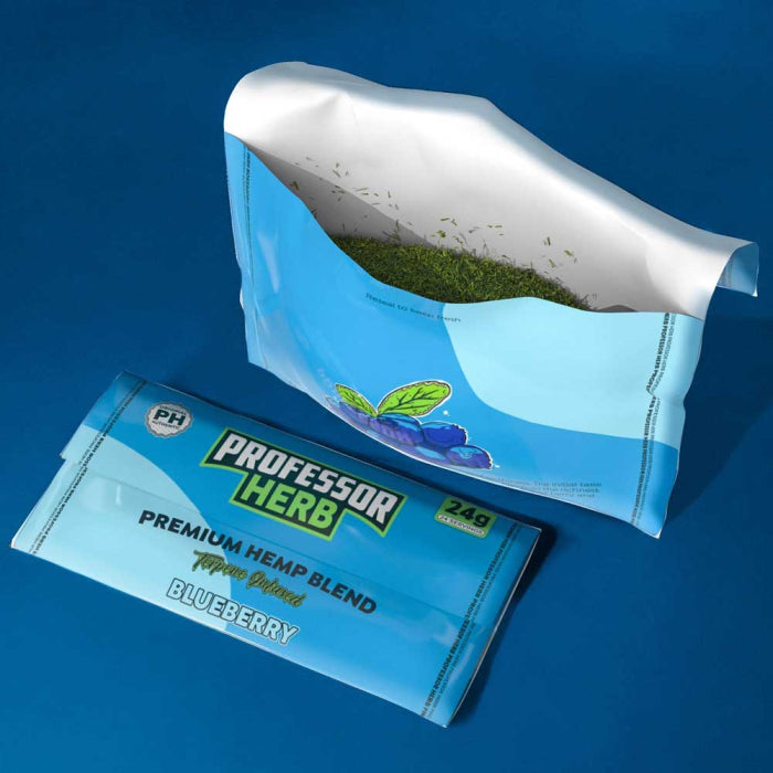 Professor Herb Premium CBD Hemp Blend - Blueberry (24g)