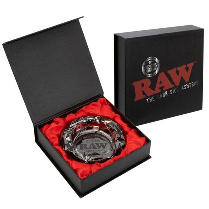 Raw Dark Side Glass Ashtray