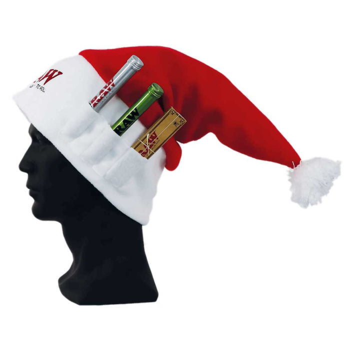 Raw Santa Hat with Stash Pocket