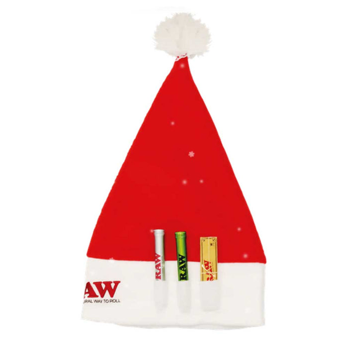 Raw Santa Hat with Stash Pocket