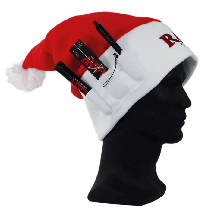Raw Santa Hat with Stash Pocket